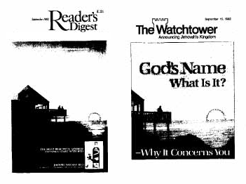 reader digest vs Watchtower image